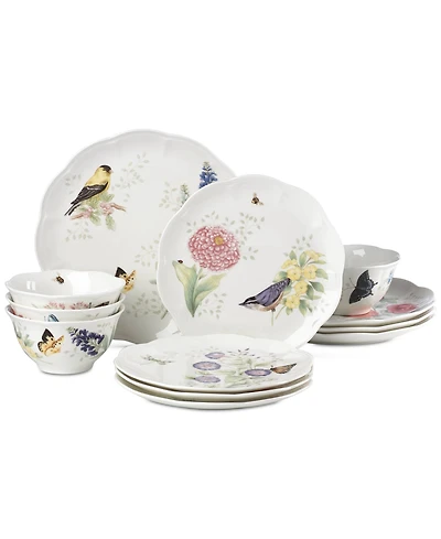 Lenox Butterfly Meadow Flutter 12-Pc. Dinnerware Set, Service for 4