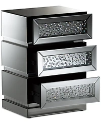 Sabrina Mirrored Nightstand