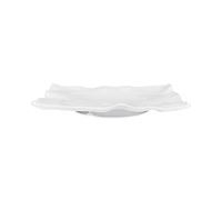 Q Squared Ruffle Melamine Large Rectangular Serving Platter