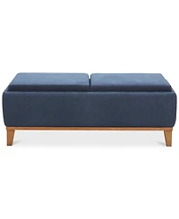 Jollene Fabric Storage Cocktail Ottoman, Created for Macy's
