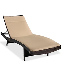 Justin Outdoor Chaise Lounge