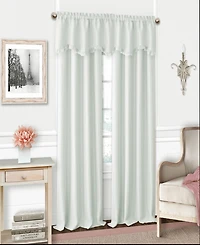Elrene Kids' Adaline 52" x 63" Faux-Silk Blackout Rod Pocket Curtain Panel