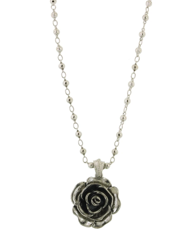 2028 Enamel Flower Necklace