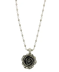 2028 Enamel Flower Necklace