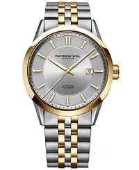 Raymond Weil Men's Swiss Automatic Freelancer Two-Tone Pvd Stainless Steel Bracelet Watch 42mm
