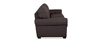 Orid 77" Leather Roll Arm Apartment Sofa, Created for Macy's