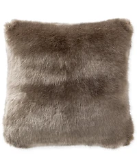 Waterford Carrick 16" Square Faux-Fur Decorative Pillow