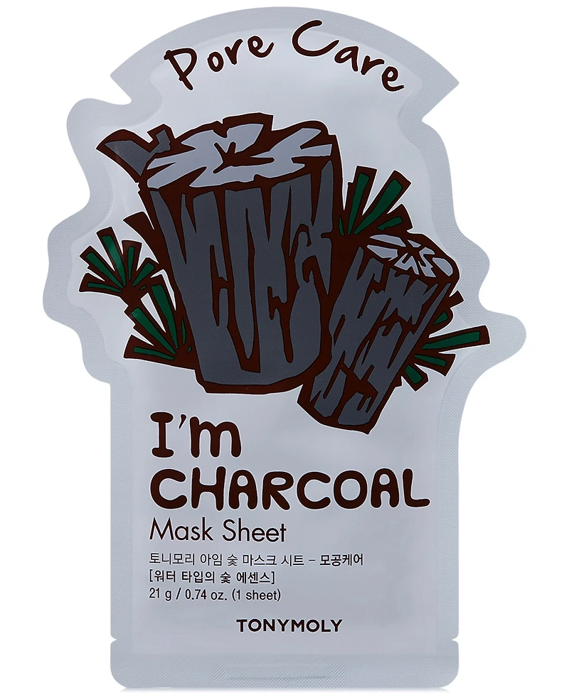 Tonymoly I'm Charcoal Sheet Mask - (Pore Care)
