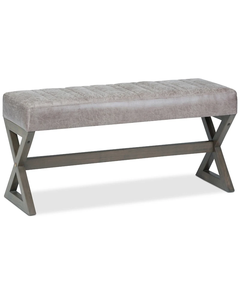 Salinger Contemporary Modern Rectangle Ottoman Bench