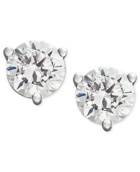 Certified Near Colorless Diamond Stud Earrings 18k White Gold or (1/4 ct. t.w.)