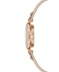 Anne Klein Women's Blush Leather Strap Watch 26mm 10-9442 Rglp