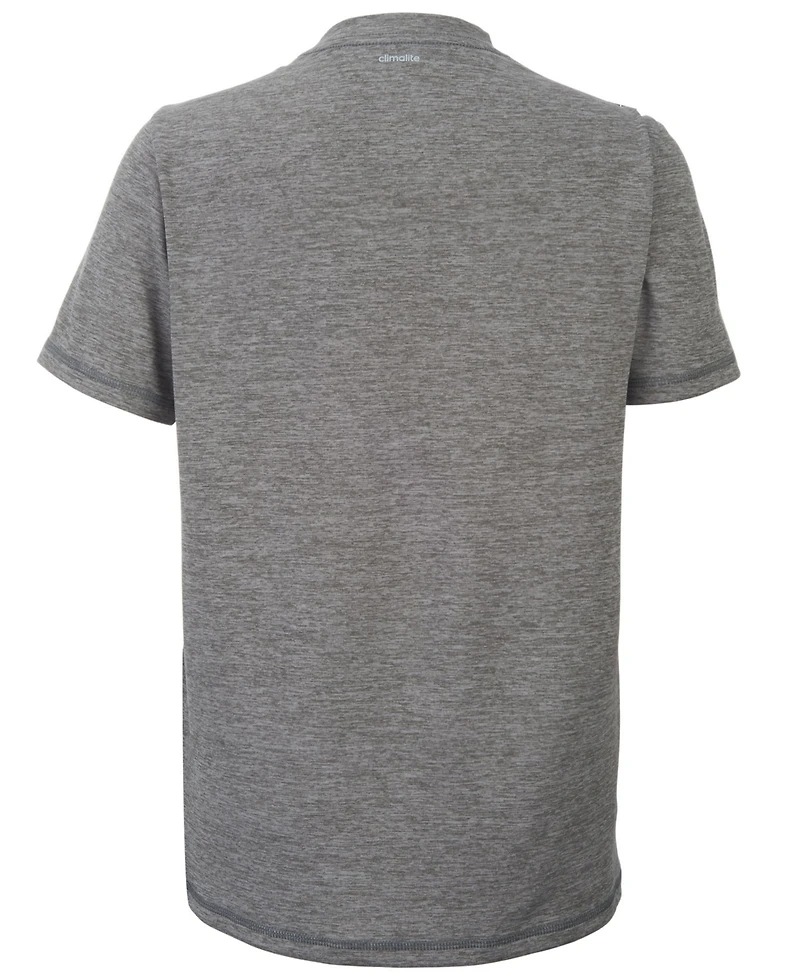 adidas Big Boys Short Sleeve Aeroready Melange Performance T-shirt
