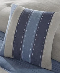 Madison Park Collins Faux Suede 7 Pc. Comforter Sets
