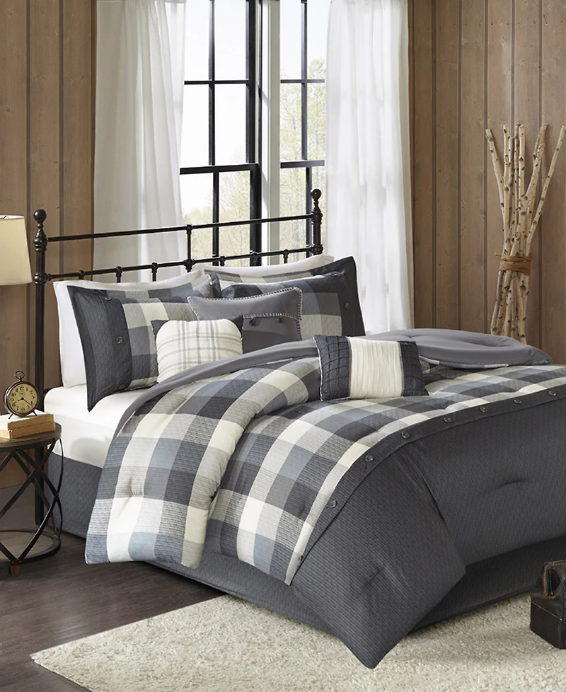 Madison Park Ridge Herringbone 7-Pc. Comforter Set