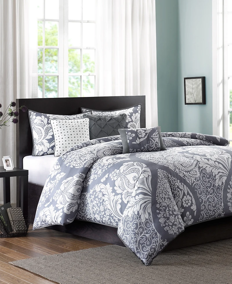 Madison Park Vienna 6-Pc. Duvet Cover Set, Full/Queen