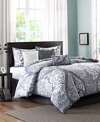 Madison Park Vienna 6-Pc. Duvet Cover Set, Full/Queen