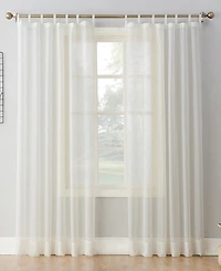 Sheer Voile Tab Top Curtain Panel