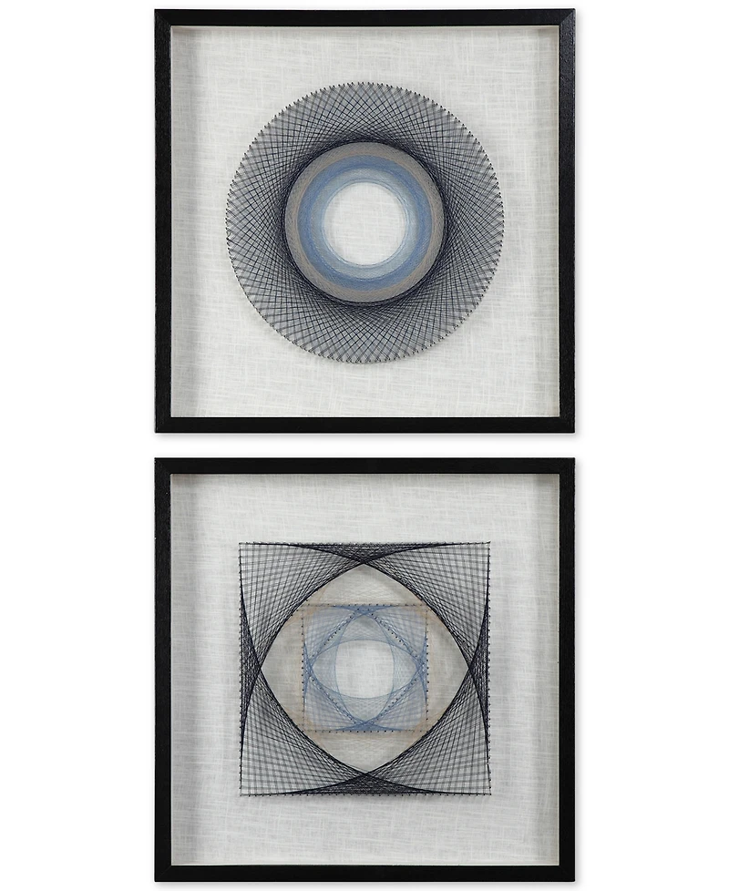 Uttermost 2-Pc. String Duet Geometric Wall Art Set