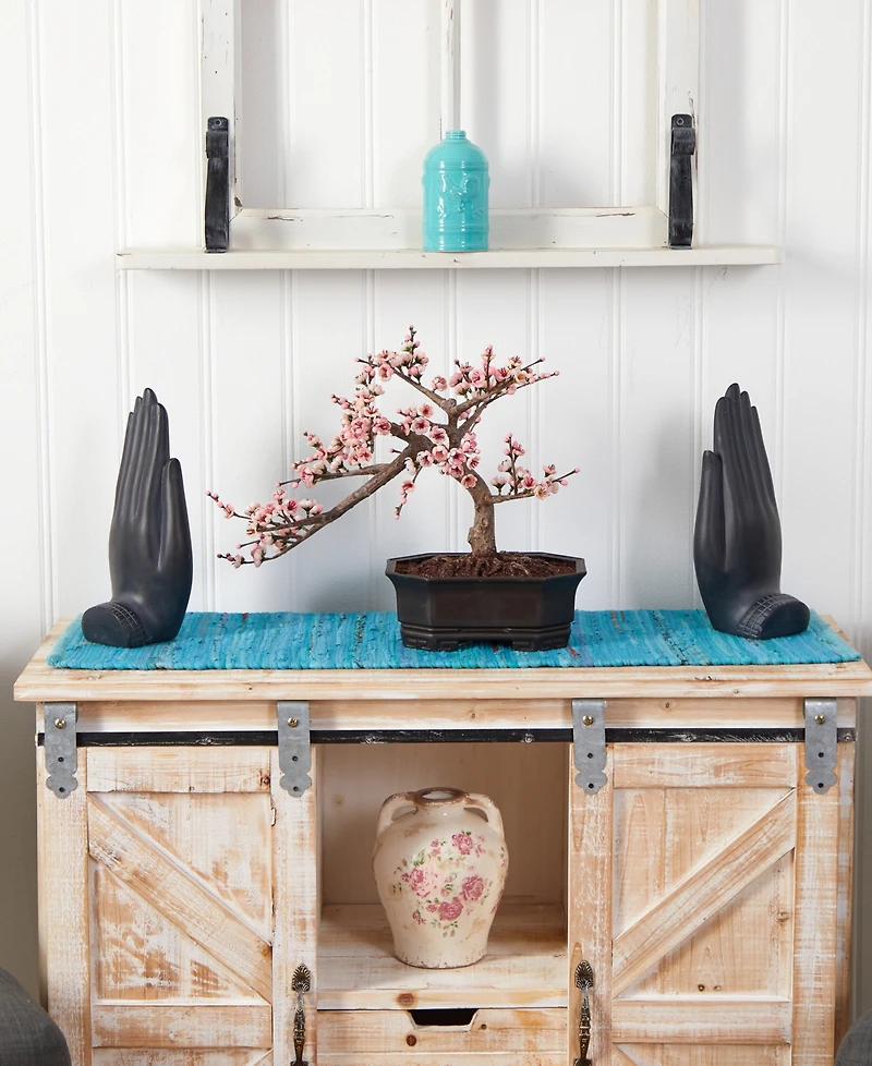 Nearly Natural Artificial Cherry Blossom Bonsai Tree
