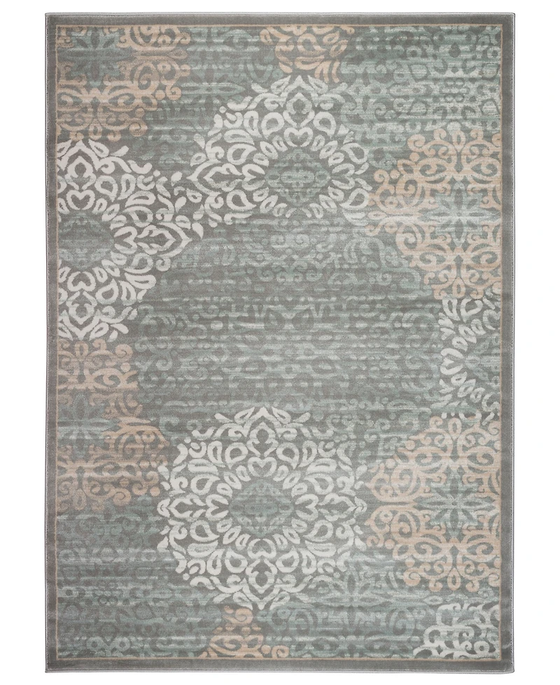 Closeout! Km Home Teramo Intrigue 5'3" Round Area Rug