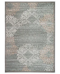 Closeout! Km Home Teramo Intrigue 5'3" Round Area Rug