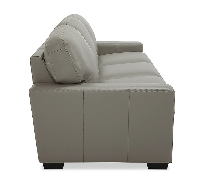 Ennia 82" Leather Queen Sleeper Sofa, Created for Macy's