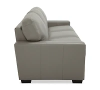 Ennia 82" Leather Queen Sleeper Sofa, Created for Macy's