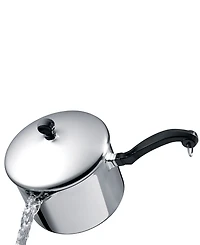 Farberware Classic Stainless Steel 3-Qt. Straining Saucepan & Lid