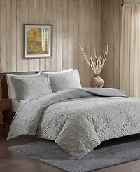 Woolrich Teton 3-Pc. Reversible Faux-Fur Quilt Set, King/California King