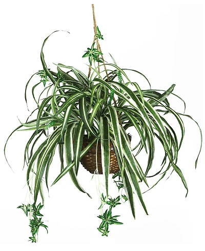 Nearly Natural Spider Artificial Plant Hanging Basket