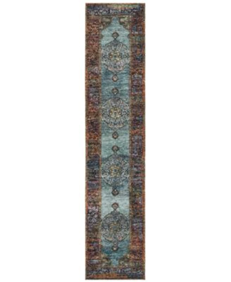 Oriental Weavers Andorra Ardebil Blue Area Rugs