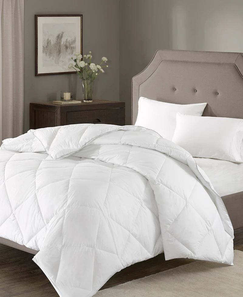 Madison Park Signature 1000 Thread Count Diamond Quilted Down Alternative Comforter, Full/Queen