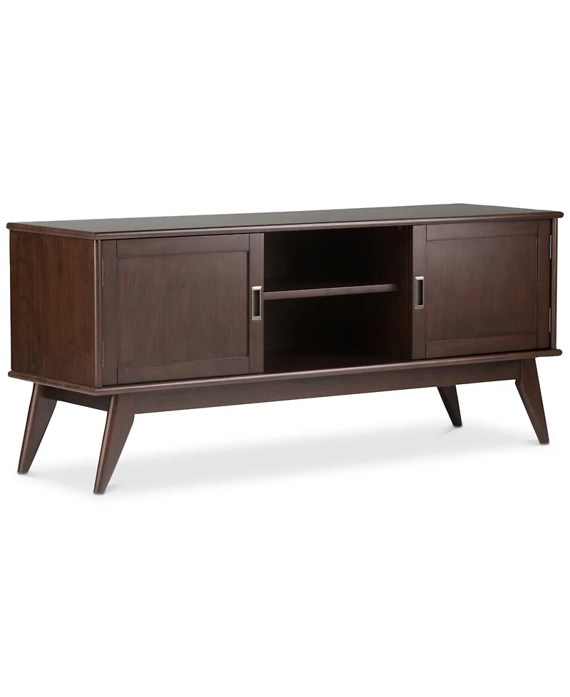 Kentler Mid Century Low Tv Media Stand
