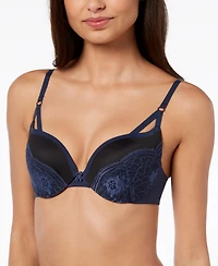 Maidenform Love the Lift Push Up & Lace Plunge Underwire Bra DM9900