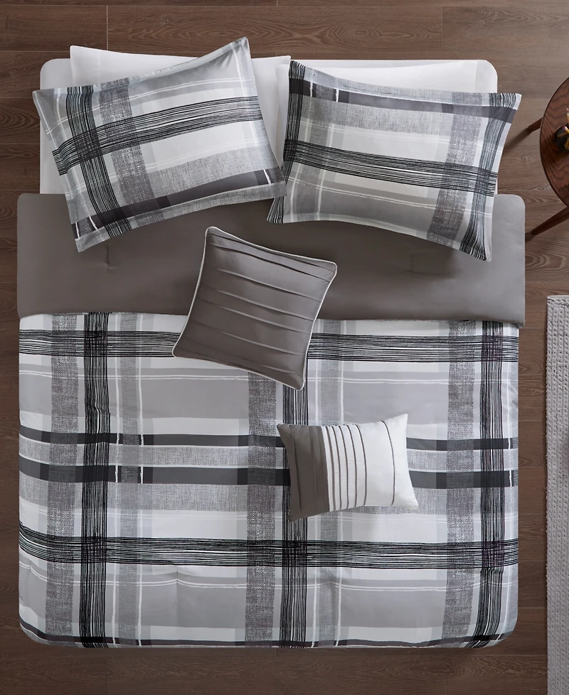 Intelligent Design Rudy 4-Pc. Plaid Comforter Set, Twin/Twin Xl