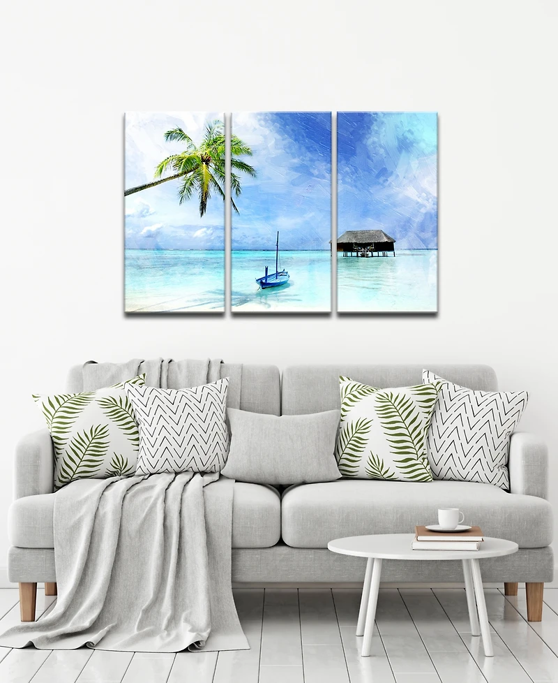 Ready2HangArt 'Tropical' 3-Pc. Canvas Art Print Set
