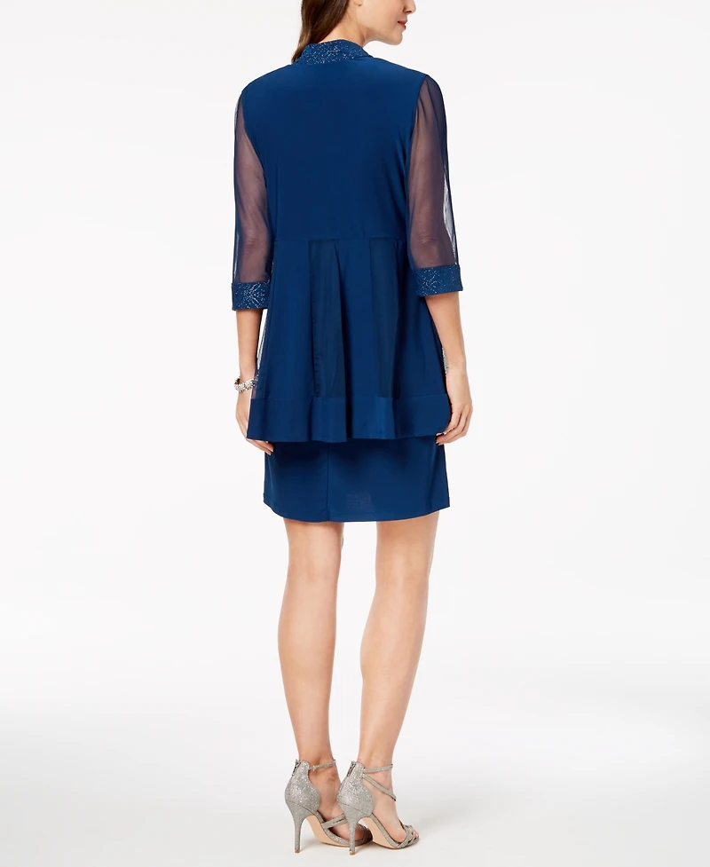 R & M Richards Petite Embellished Dress & Jacket
