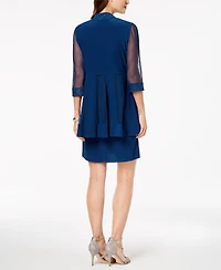 R & M Richards Petite Embellished Dress & Jacket