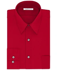 Van Heusen Men's Big & Tall Regular-Fit Wrinkle-Free Poplin Solid Dress Shirt