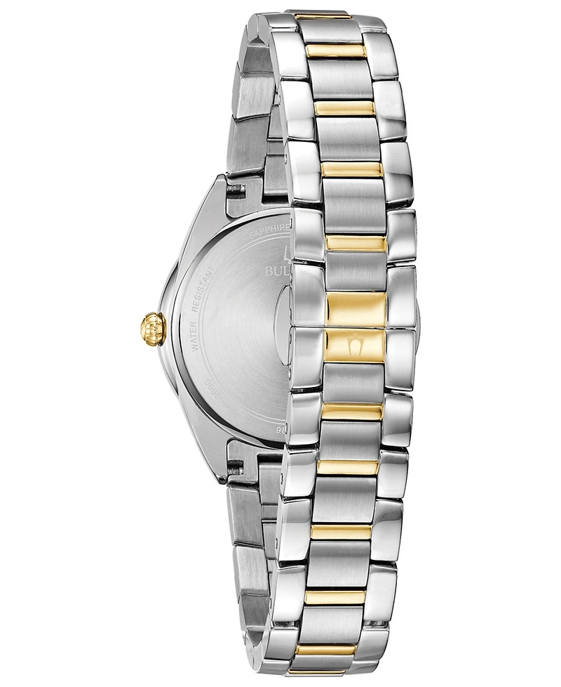 Bulova Women's Sutton Diamond-Accent Two-Tone Stainless Steel Bracelet Watch 32.5mm