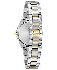 Bulova Women's Sutton Diamond-Accent Two-Tone Stainless Steel Bracelet Watch 32.5mm