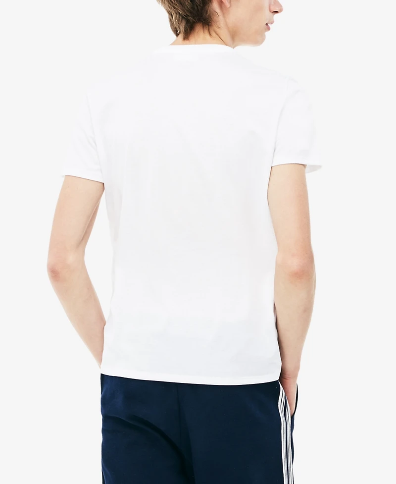 Lacoste Men's Classic Crew Neck Soft Pima Cotton T-Shirt