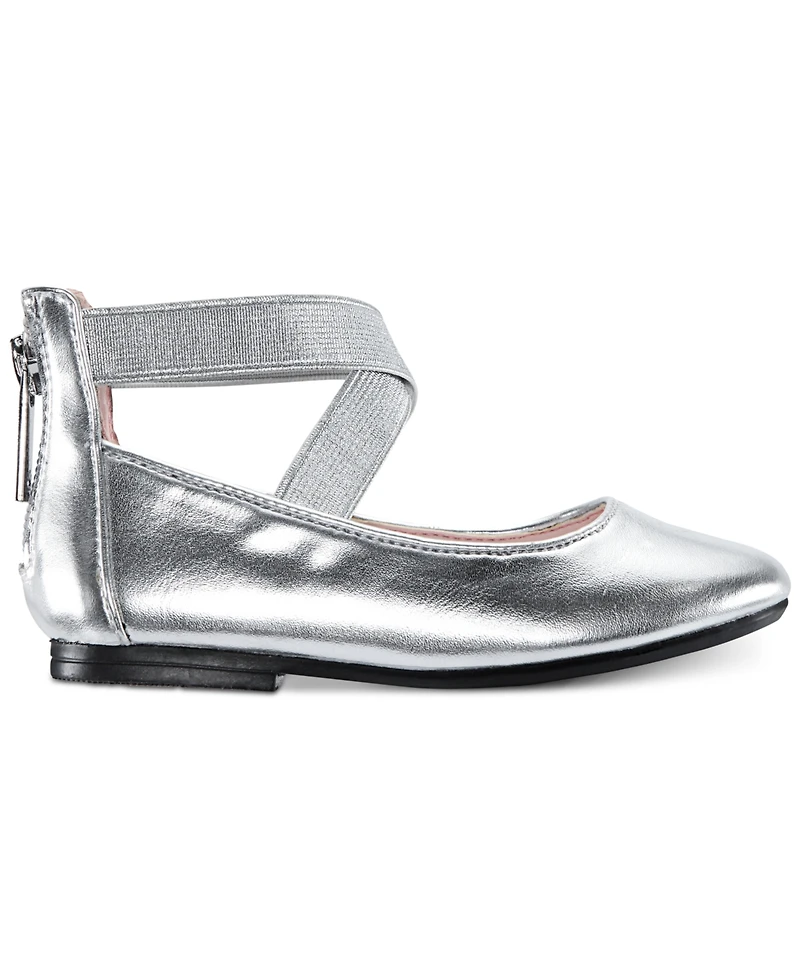 Nina Toddler Girls Marissa Crisscross Ankle Strap Ballet Flat