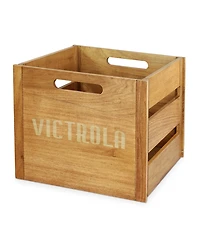 Victrola Wooden Record Crate