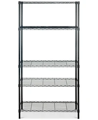 Alpha 5-Tier Chrome Wire Shelving