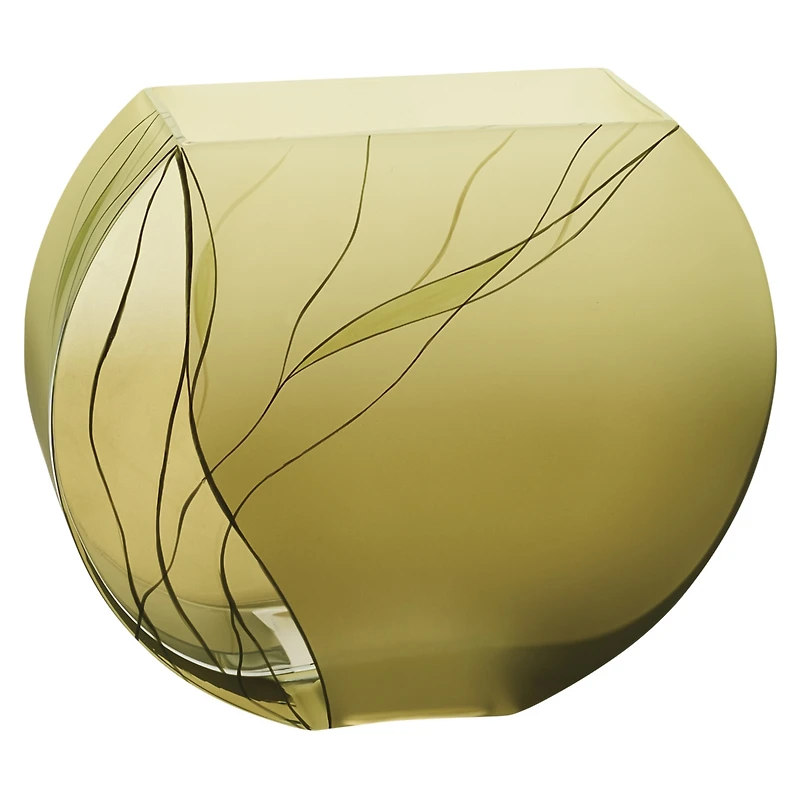 Evergreen 9 Inch Square Vase
