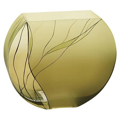 Evergreen 9 Inch Square Vase