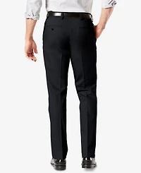 Dockers Men's Signature Lux Cotton Straight Fit Creased Stretch Khaki Pants