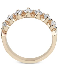 Certified Diamond Scalloped Ring (1 ct. t.w.) in 14k White Gold
