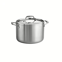 Tramontina Signature 8-Quart Tri-Ply Clad Stainless Steel Stock Pot with Lid